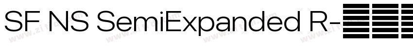 SF NS SemiExpanded R字体转换 SF NS SemiExpanded R字体转换